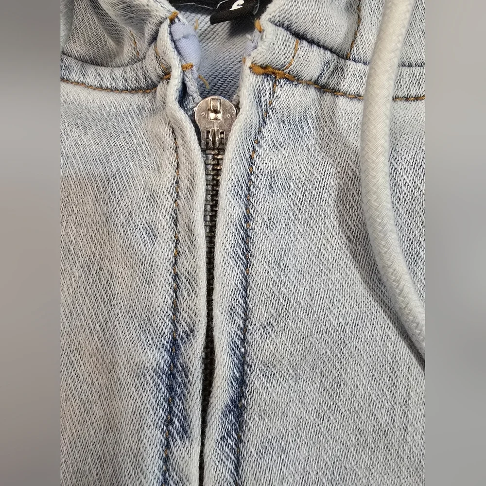 Ser.o.ya Edith Terry Cropped Hoodie size S - Picture 7 of 10